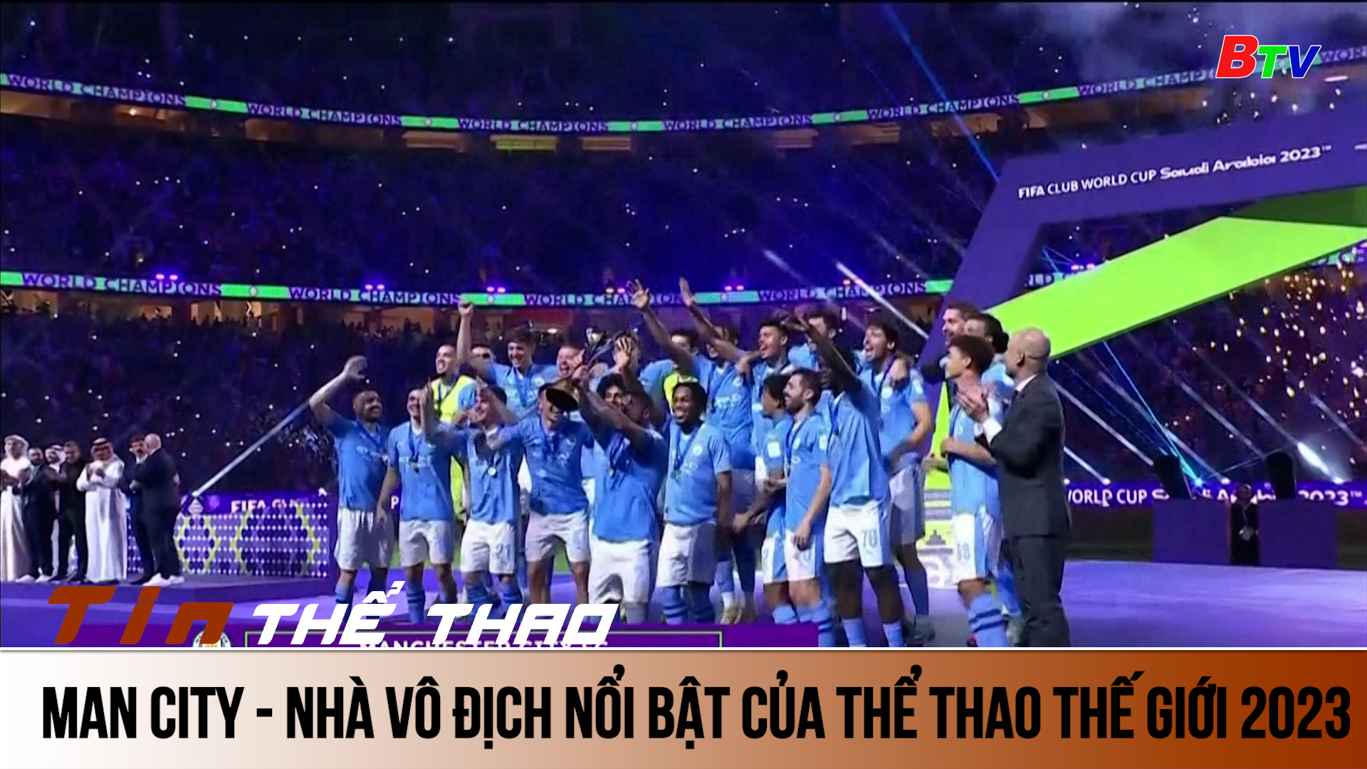 Man City - Nhà vô địch nổi bật của thể thao Thế giới trong năm 2023 | Tin Thể thao 24h