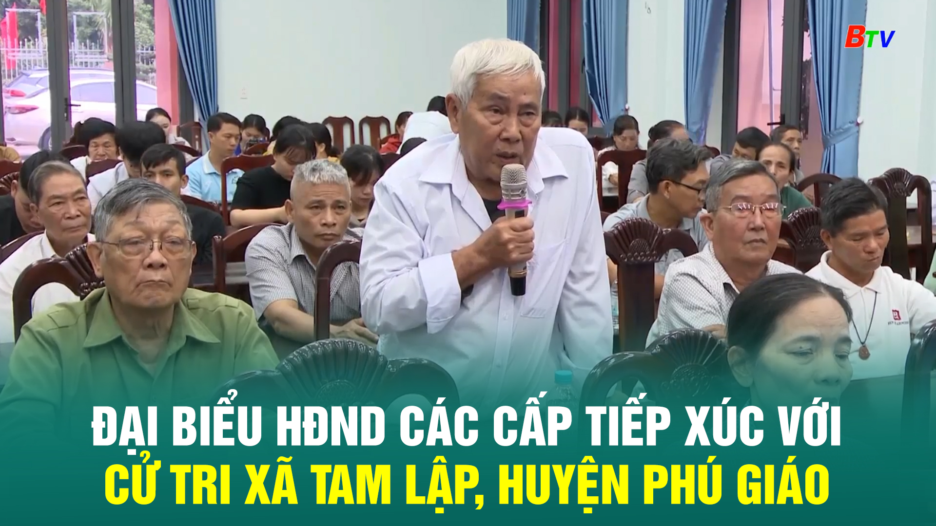 Đại biểu HĐND các cấp  tiếp xúc với cử tri xã Tam Lập, huyện Phú Giáo